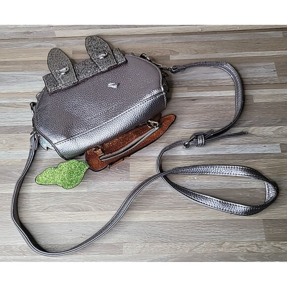 Danielle Nicole Looney Tunes Bugs Bunny Glitter Purse Crossbody READ!! - Picture 9 of 16